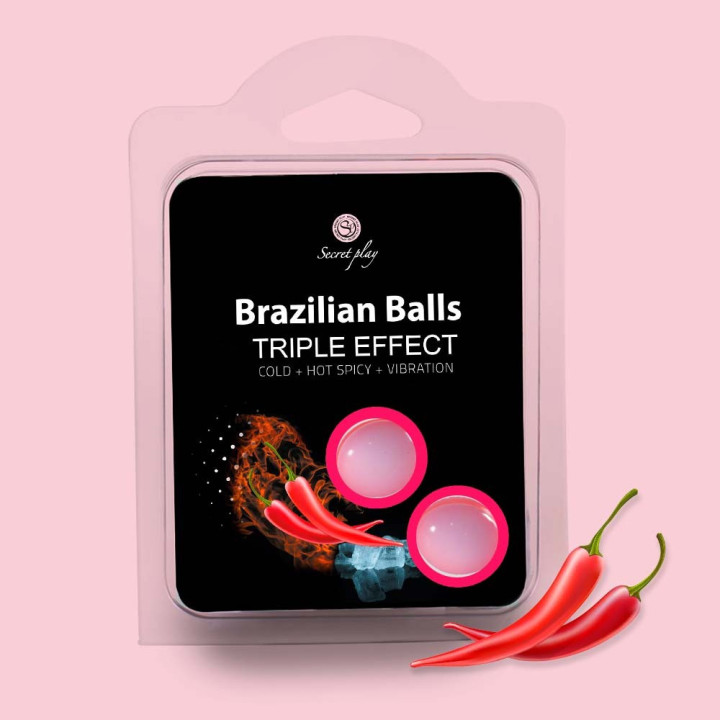 Brazilian Balls Triple Effect Secret Play | Brinca Boutique