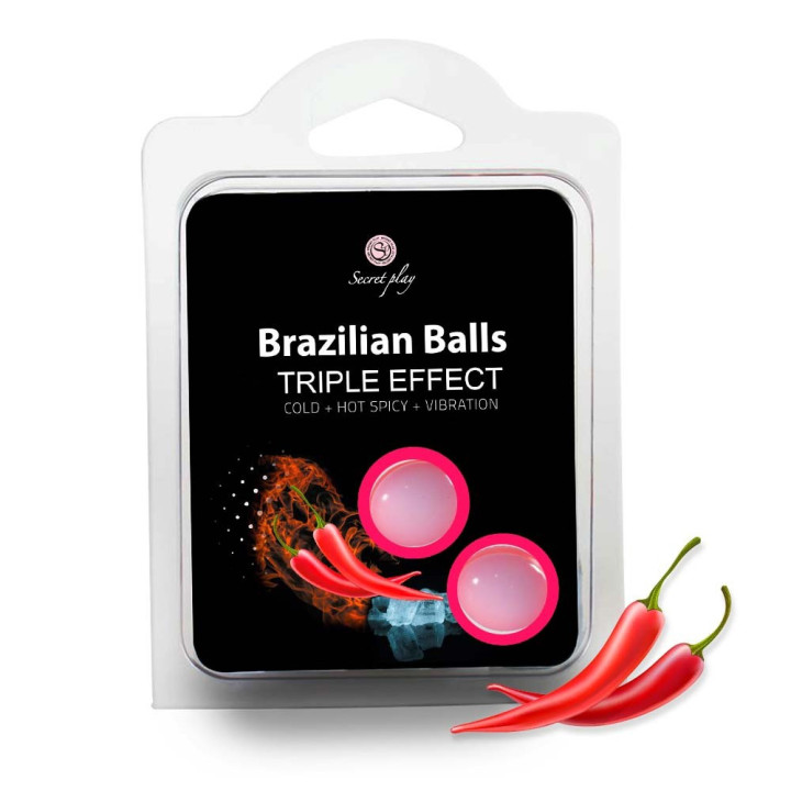 Brazilian Balls Triple Effect Secret Play | Brinca Boutique