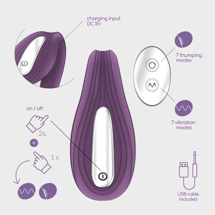 Vibrador Pleasuriser Crushious | Brinca Boutique