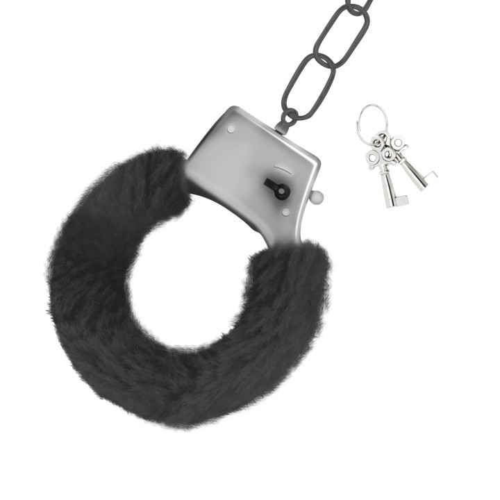 Algemas Love Cuffs Pretas Crushious | Brinca Boutique