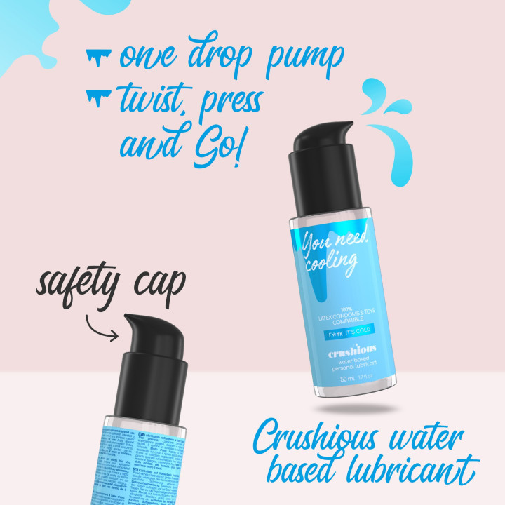 Lubrificante Frio Crushious 50 ml | Brinca Boutique