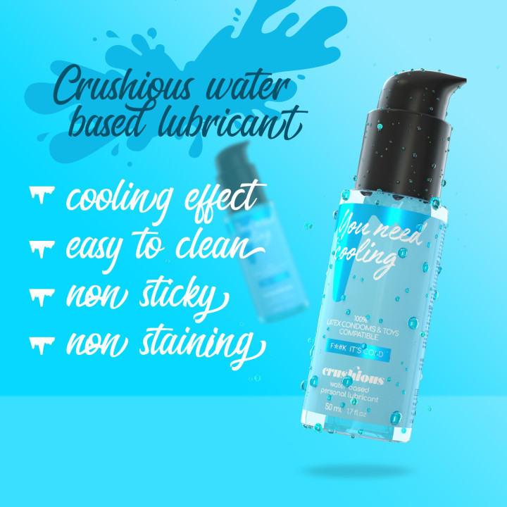Lubrificante Frio Crushious 50 ml | Brinca Boutique