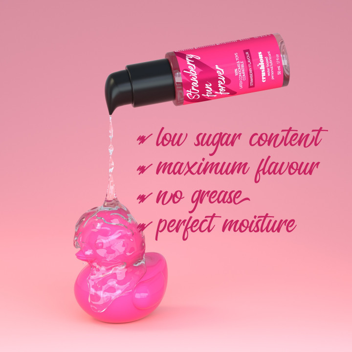 Lubrificante Morango Crushious 50 ml | Brinca Boutique