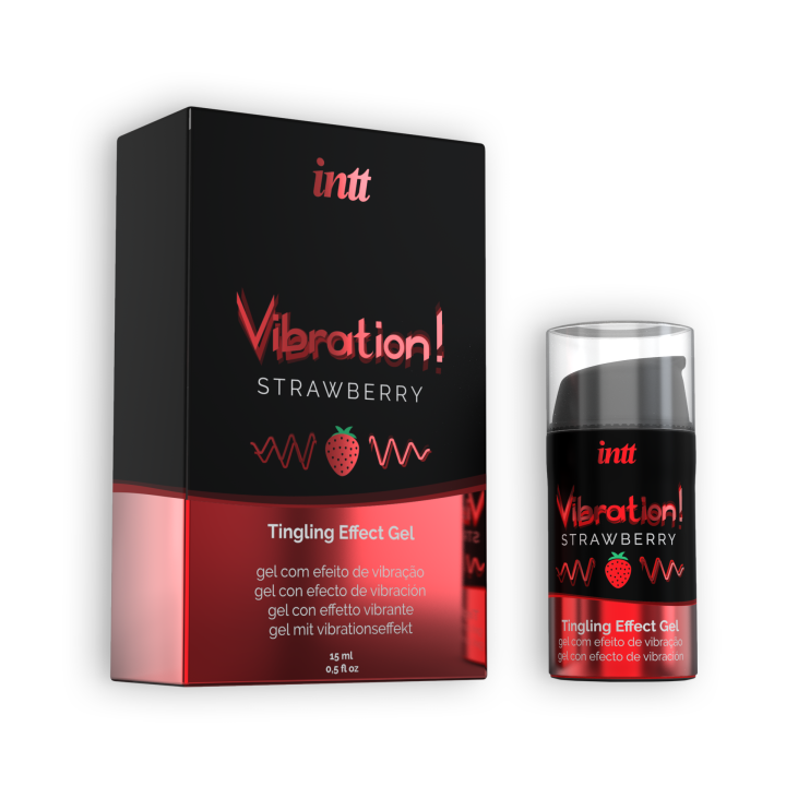 Vibration Morango INTT 15 ml | Brinca Boutique