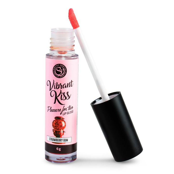 Vibrant Kiss Morango Secret Play 6 g | Brinca Boutique