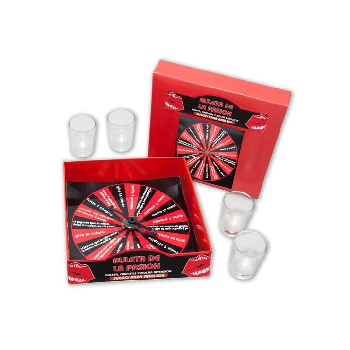 Roleta da Paixão com 4 Shots | Brinca Boutique