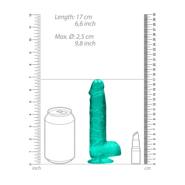Dildo Realista Crystal Clear 17 cm | Brinca Boutique
