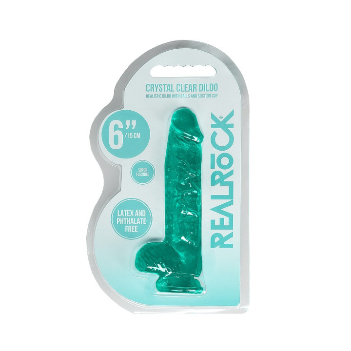 Dildo Realista Crystal Clear 17 cm | Brinca Boutique