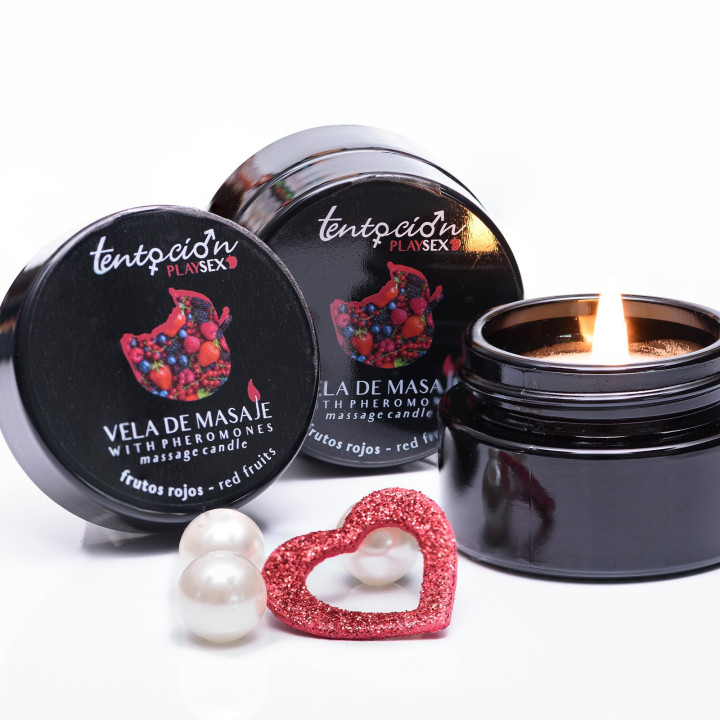 Vela de Massagem Frutos Vermelhos Tentación | Brinca Boutique