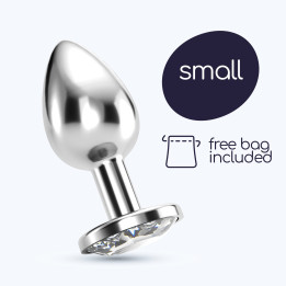Plug Anal Metálico Bijou Pequeno | Brinca Boutique
