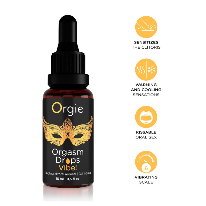Gel Orgasm Drops Vibe! Orgie | Brinca Boutique