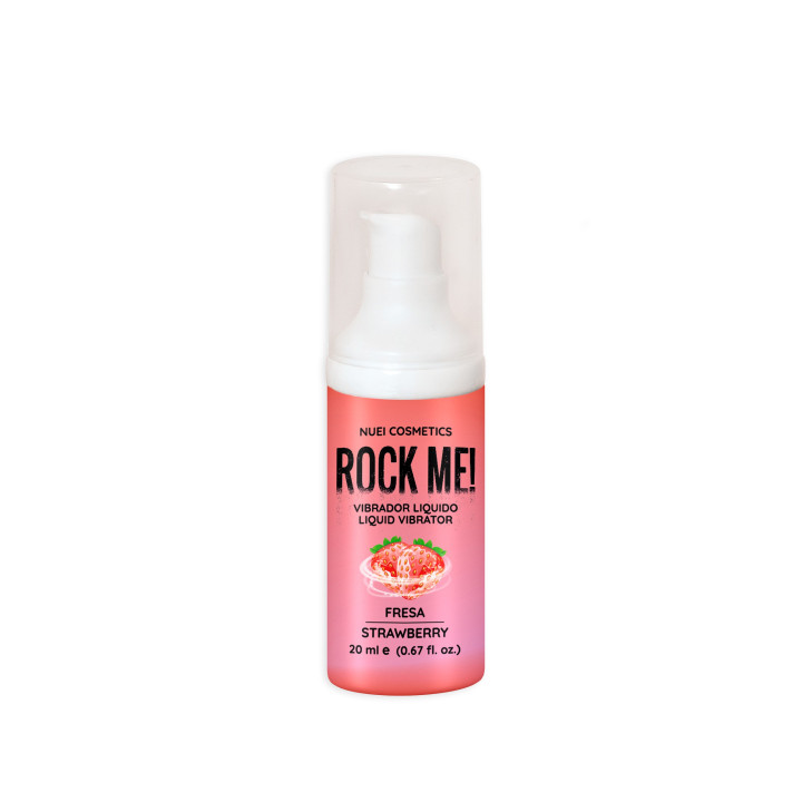 Gel Estimulante Rock Me! Morango NUEI | Brinca Boutique