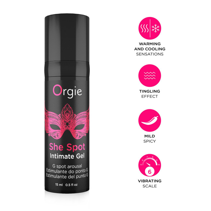 Gel Estimulante She Spot Orgie | Brinca Boutique