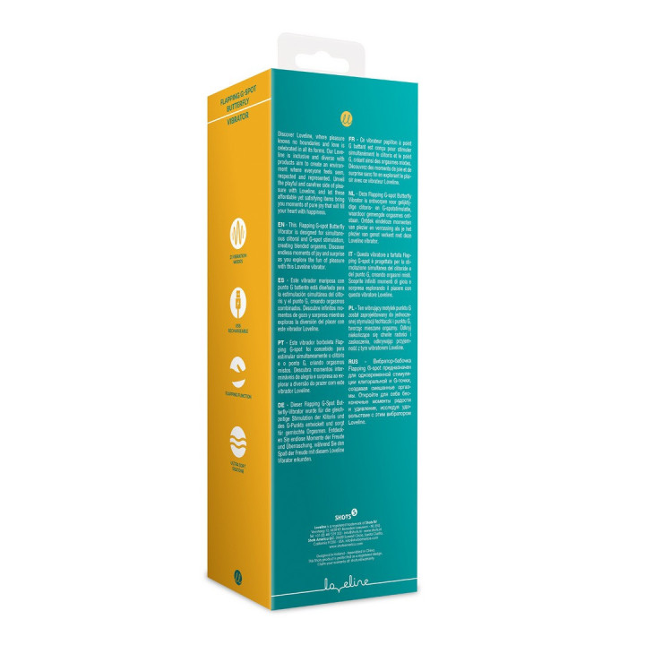 Vibrador Rabbit Butterfly Loveline | Brinca Boutique