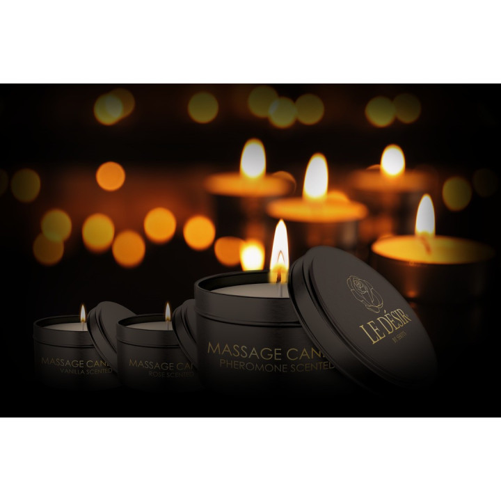 Vela de Massagem Rosa Le Désir | Brinca Boutique