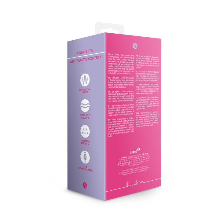 Vibrador para Casal Wild Strawberry Loveline | Brinca Boutique