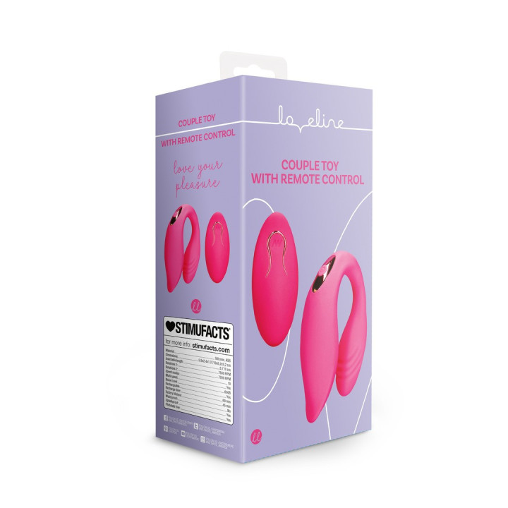 Vibrador para Casal Wild Strawberry Loveline | Brinca Boutique