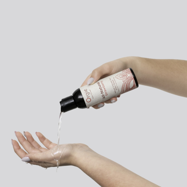 Gel Íntimo All-Natural Morango Orgie | Brinca Boutique