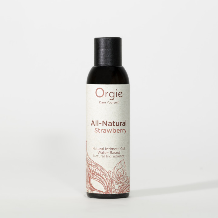 Gel Íntimo All-Natural Morango Orgie | Brinca Boutique