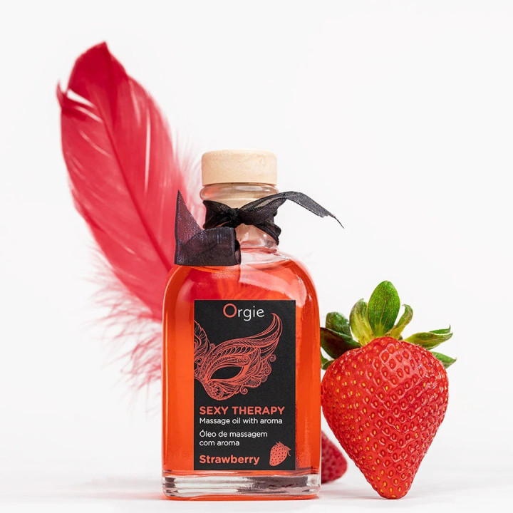 Kit Lips Massage Morango Orgie | Brinca Boutique