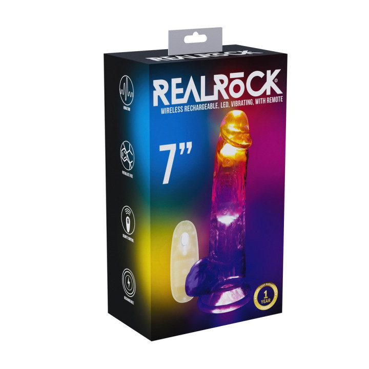 Vibrador Realístico com LED RealRock | Brinca Boutique