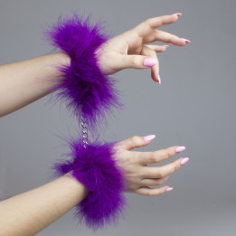 Algemas Roxas com Plumas Secret Play | Brinca Boutique