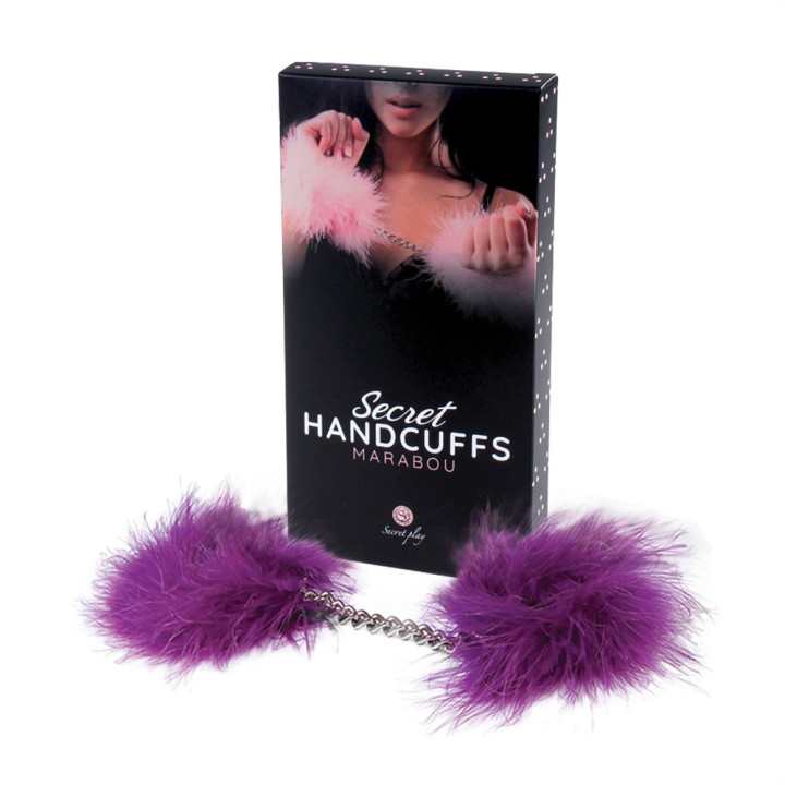 Algemas Roxas com Plumas Secret Play | Brinca Boutique