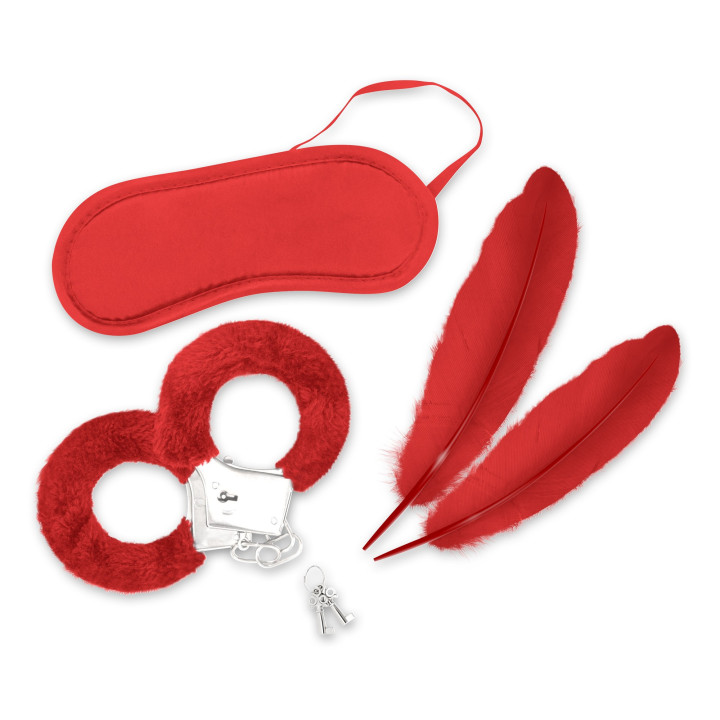 Kit Bondage Lover's Dream Vermelho | Brinca Boutique