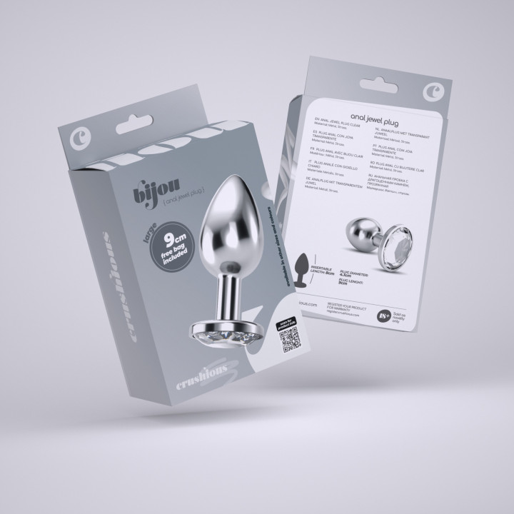 Plug Anal Metálico Bijou Grande | Brinca Boutique