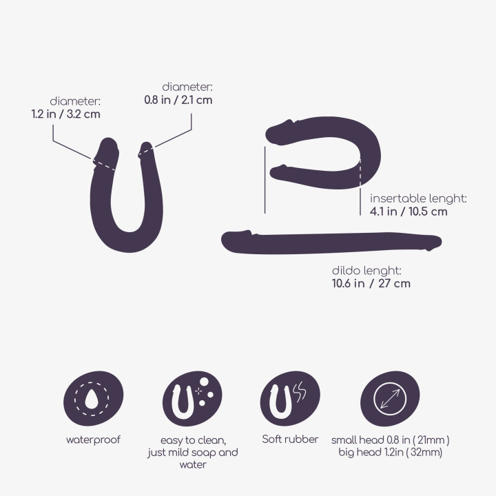 Dildo Duplo Double Trouble | Brinca Boutique