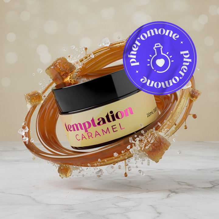 Vela de Massagem Temptation Caramelo | Brinca Boutique