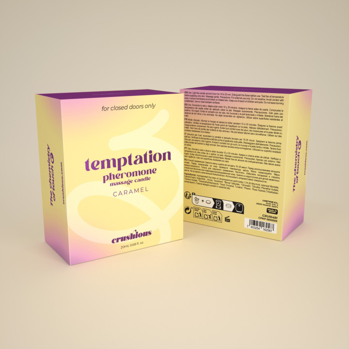 Vela de Massagem Temptation Caramelo | Brinca Boutique