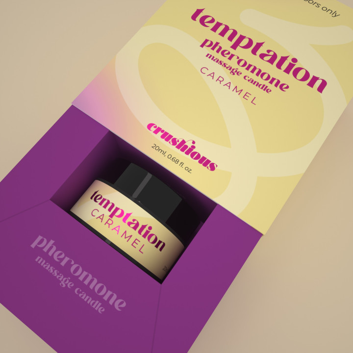 Vela de Massagem Temptation Caramelo | Brinca Boutique