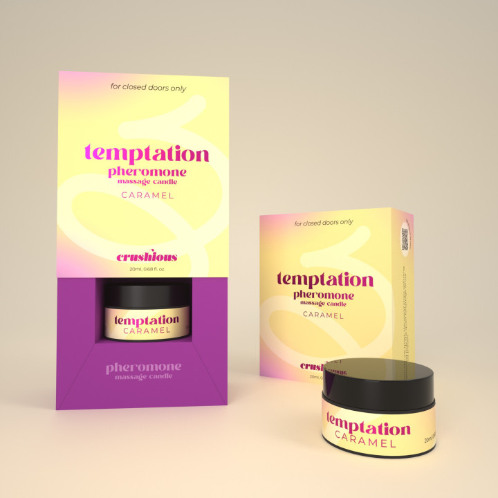 Vela de Massagem Temptation Caramelo | Brinca Boutique