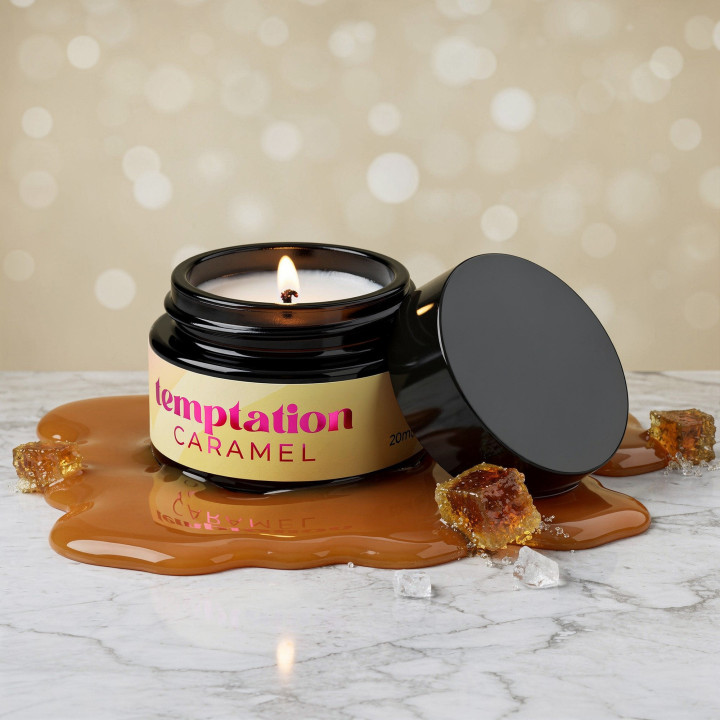 Vela de Massagem Temptation Caramelo | Brinca Boutique