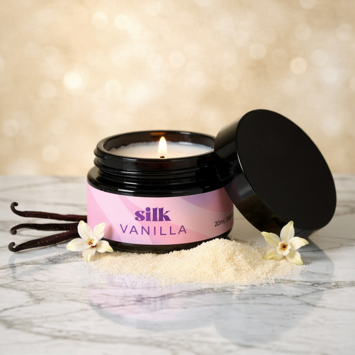 Vela Silk Baunilha Crushious | Brinca Boutique