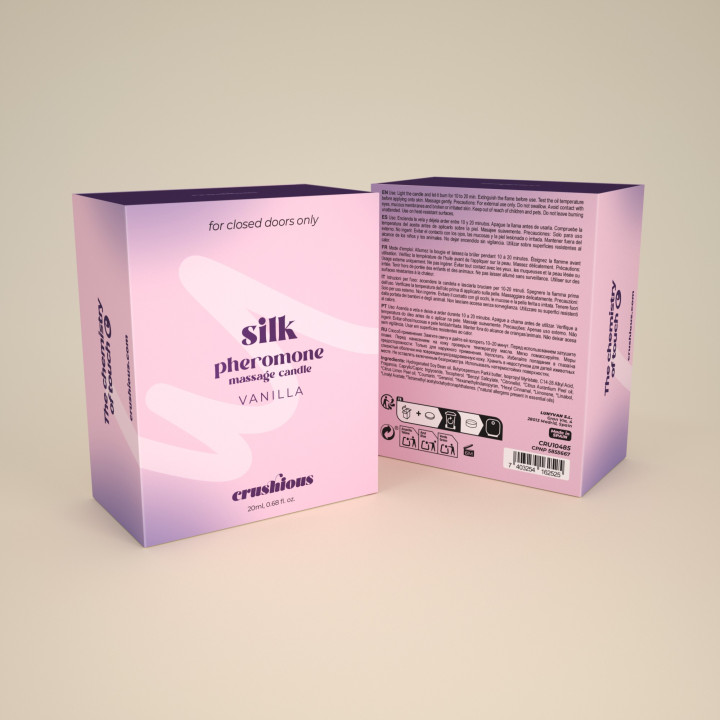 Vela Silk Baunilha Crushious | Brinca Boutique
