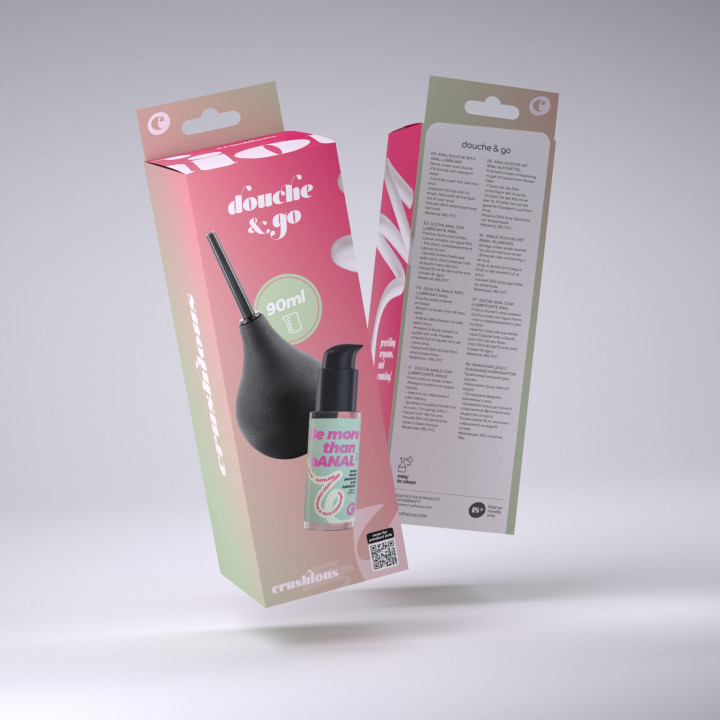Kit Higiene Anal Douche & Go | Brinca Boutique