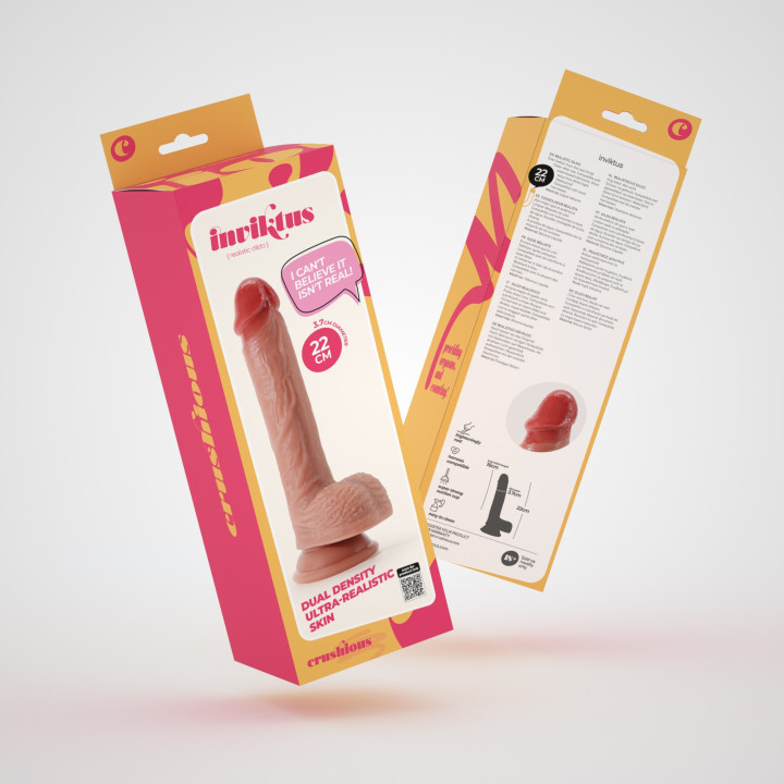 Dildo Realista Inviktus 8 22 cm | Brinca Boutique
