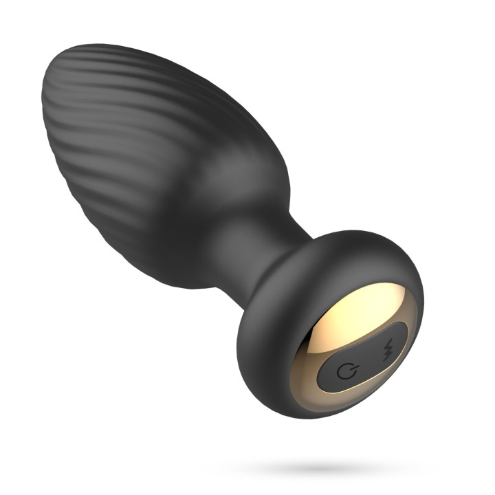 Plug Anal Rotativo Twister com Comando Crushious | Brinca Boutique