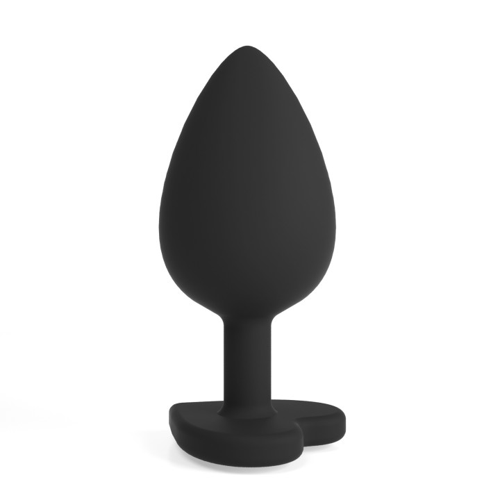 Plug Anal Cuore Pequeno com 4 Joias Crushious | Brinca Boutique