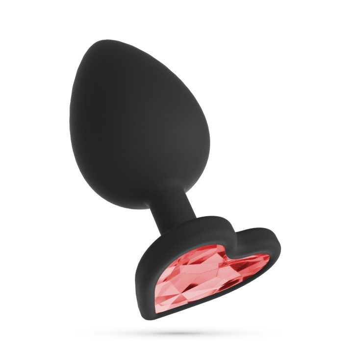 Plug Anal Cuore Pequeno com 4 Joias Crushious | Brinca Boutique