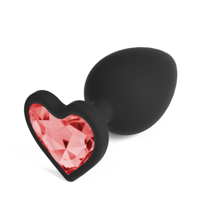 Plug Anal Cuore Pequeno com 4 Joias Crushious | Brinca Boutique