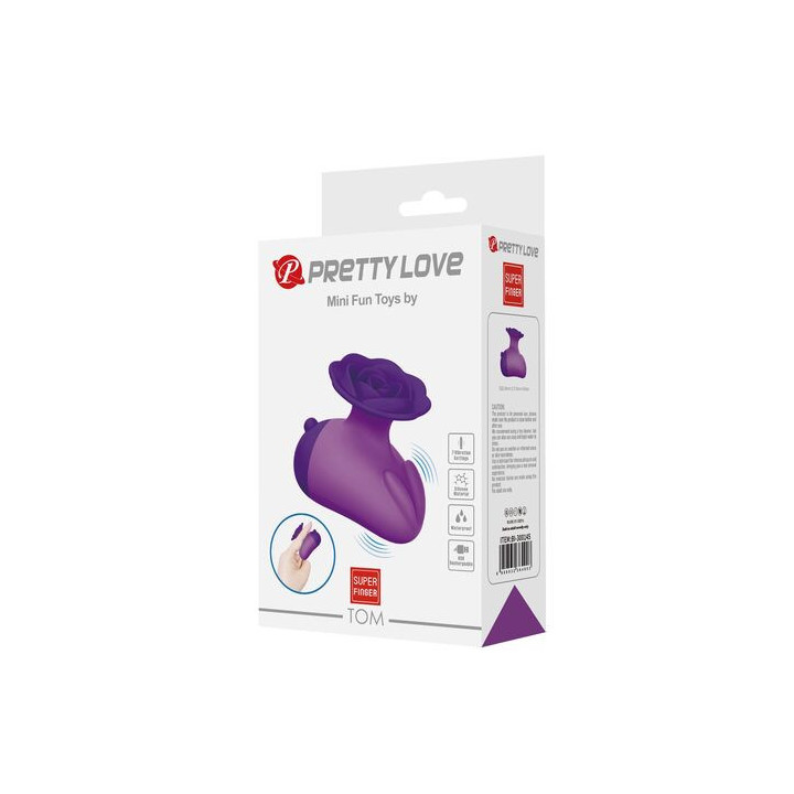 Estimulador Clitoriano Tom Roxo - Pretty Love | Brinca Boutique