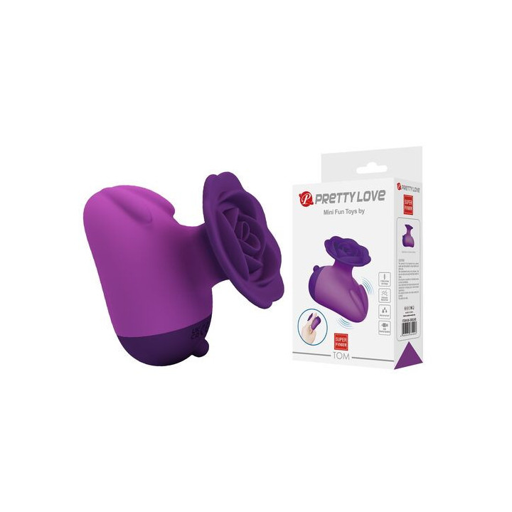 Estimulador Clitoriano Tom Roxo - Pretty Love | Brinca Boutique