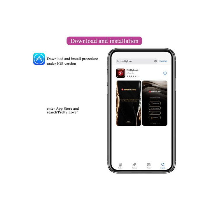 Ovo Vibratório Nymph com App - Pretty Love | Brinca Boutique