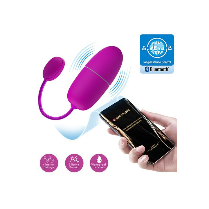 Ovo Vibratório Nymph com App - Pretty Love | Brinca Boutique