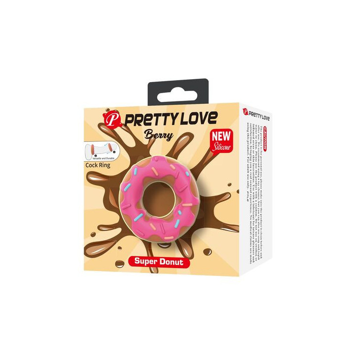 Anel Peniano Super Donut Rosa - Pretty Love | Brinca Boutique