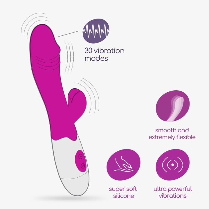 Vibrador Lollipop com Estimulador - Crushious | Brinca Boutique