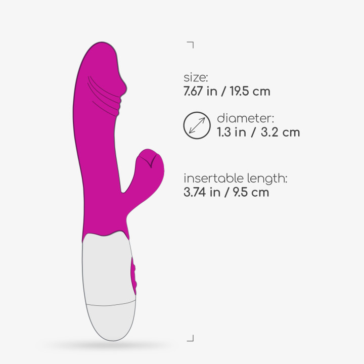 Vibrador Lollipop com Estimulador - Crushious | Brinca Boutique
